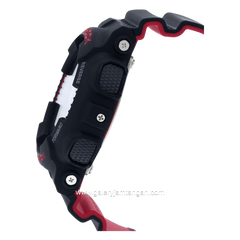 G-SHOCK GA-110HR-1ADR Black List Red Analog Digital Ruber Strap