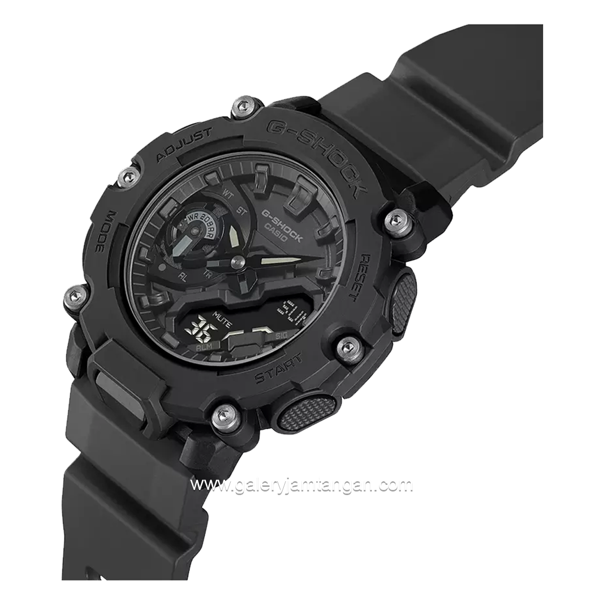 G-SHOCK GA-2200BB-1ADR Black Analog Digital Rubber Strap