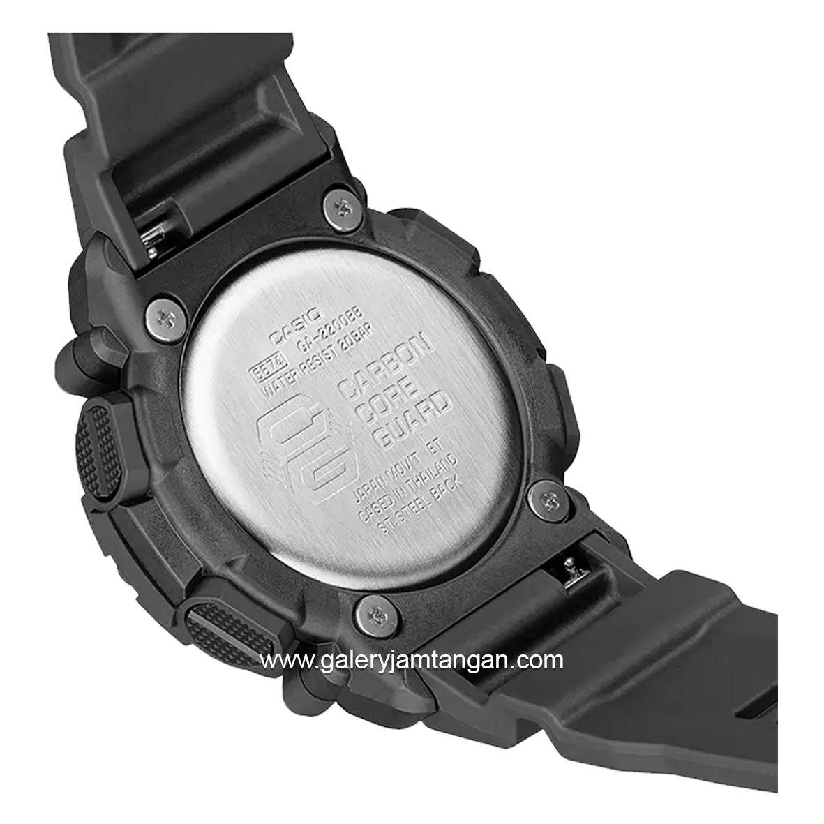 G-SHOCK GA-2200BB-1ADR Black Analog Digital Rubber Strap