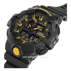 G-SHOCK GA-700CY-1ADR Black List Yellow Analog Digital Rubber Strap