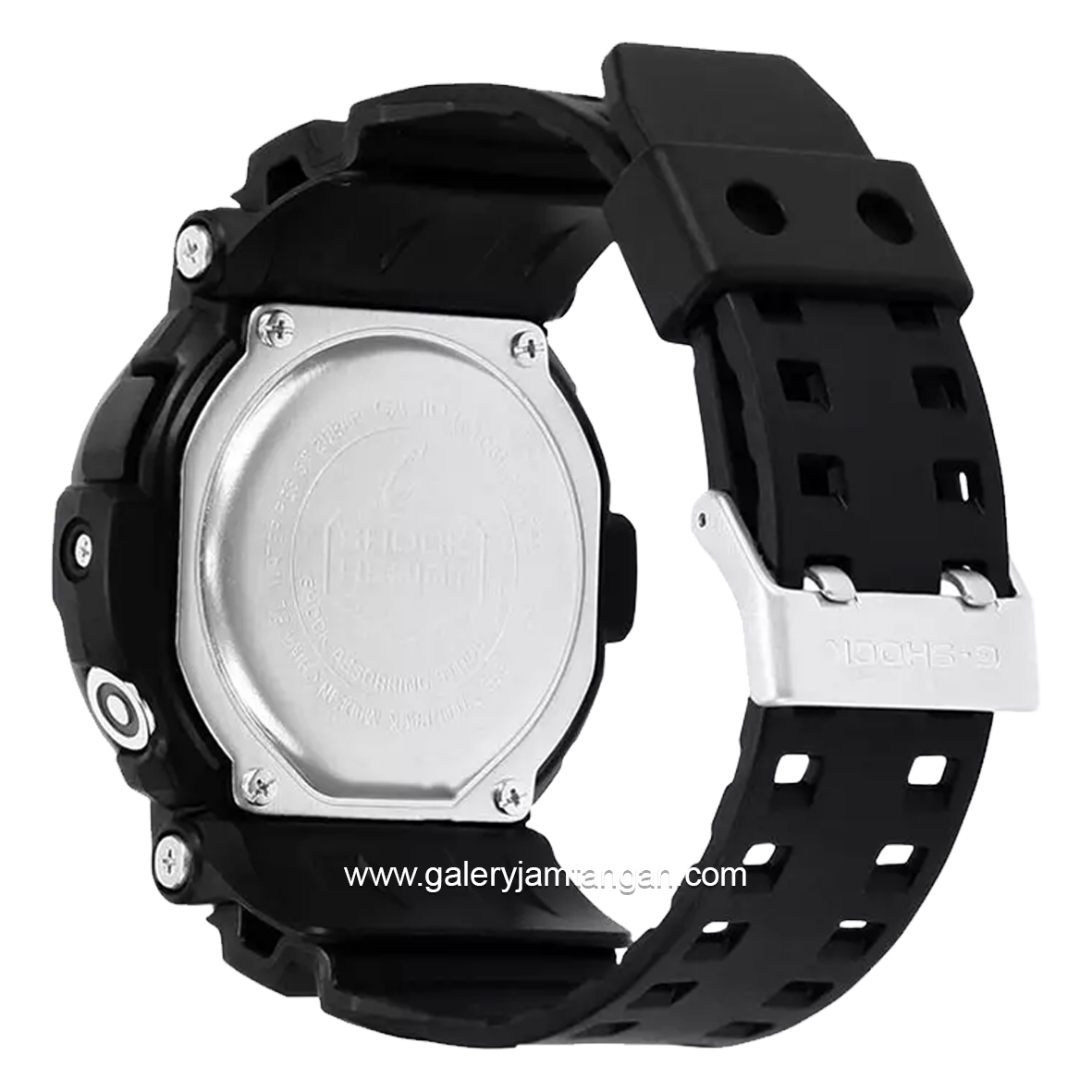 G-SHOCK GD-350-1BDR Black Digital Rubber Strap