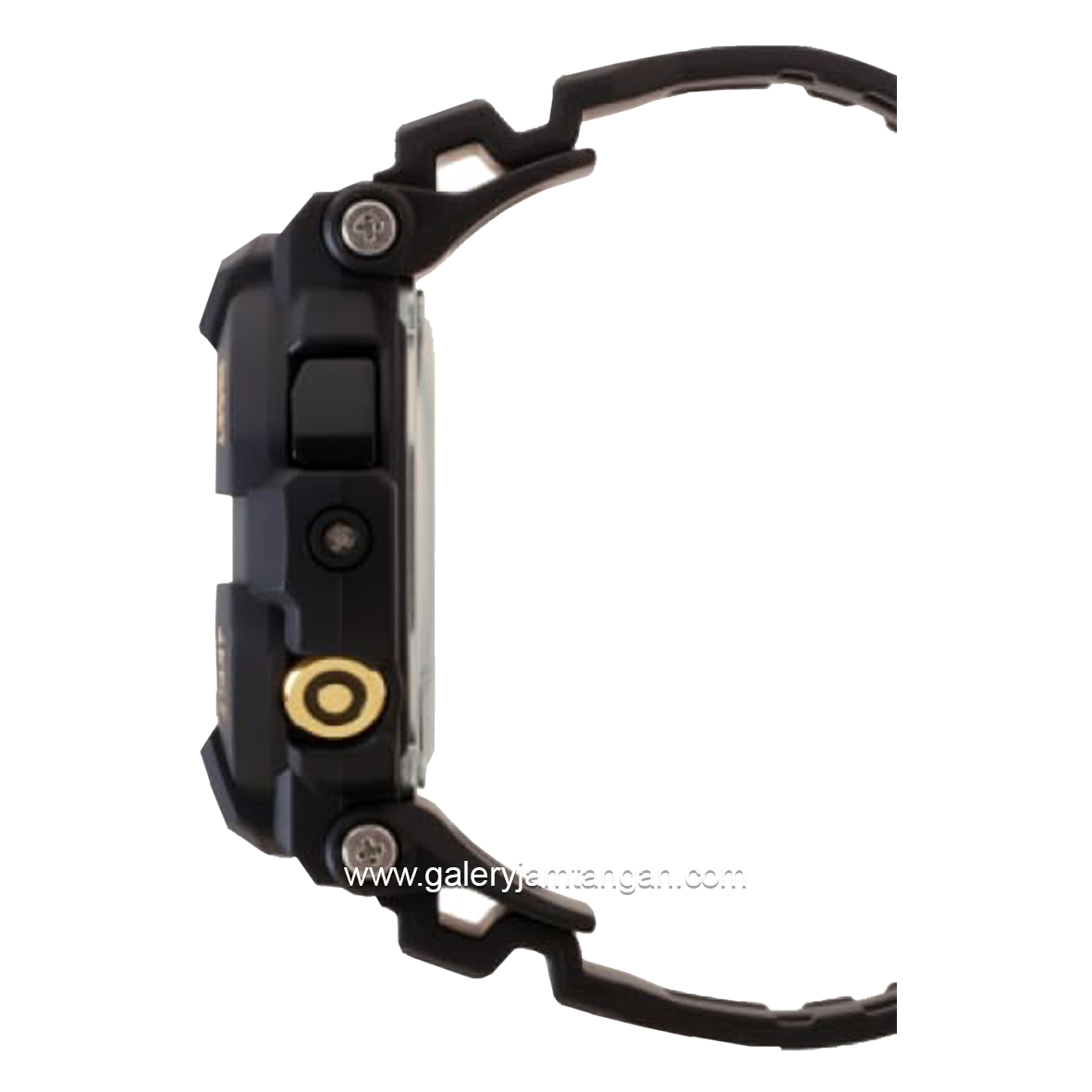G-SHOCK GD-350GB-1DR Black Dial Gold Digital Rubber Strap