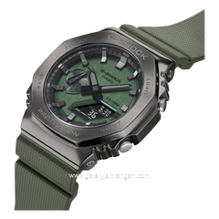 G-SHOCK GM-2100B-3ADR Green Grey Analog Digital Resin Strap