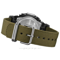 G-SHOCK GM-2100CB-3ADR Green Black Analog Digital Canvas Strap