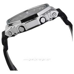 G-SHOCK GM-2100GC-1ADR Black Silver Analog Digital Rubber Strap