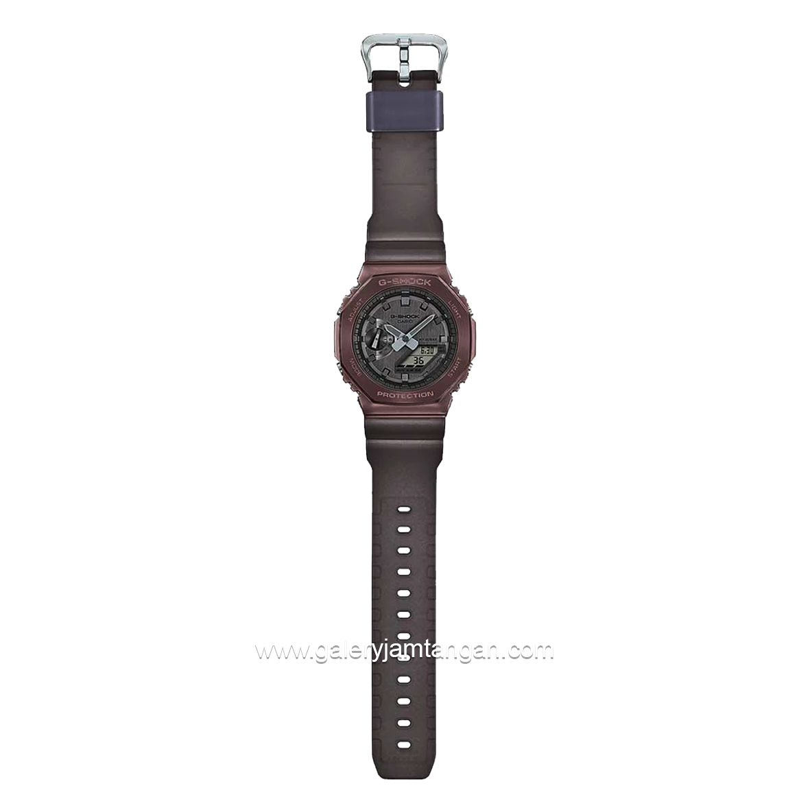 G-SHOCK GM-2100MF-5ADR CasiOak Midnight Fog Grey Analog Digital Translucent Resin Band