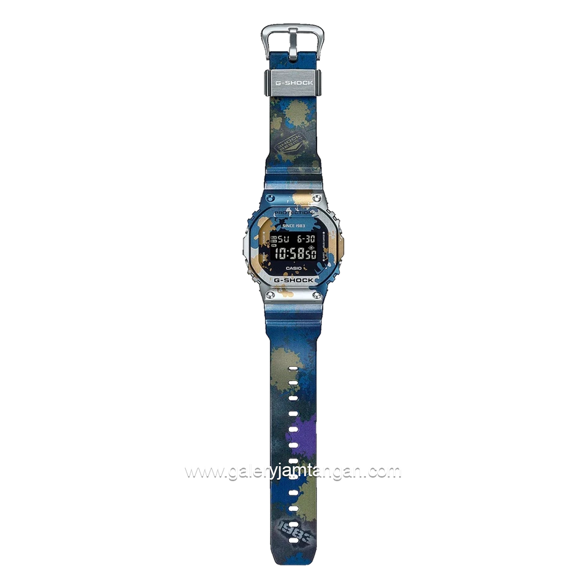 G-SHOCK GM-5600SS-1DR Street Spirit Digital Dial Multicolor Resin Band