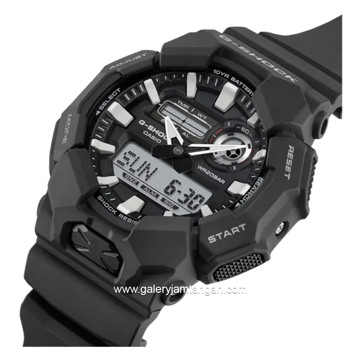 G-SHOCK GA-010-1ADR Digital Dual Time Resin Strap