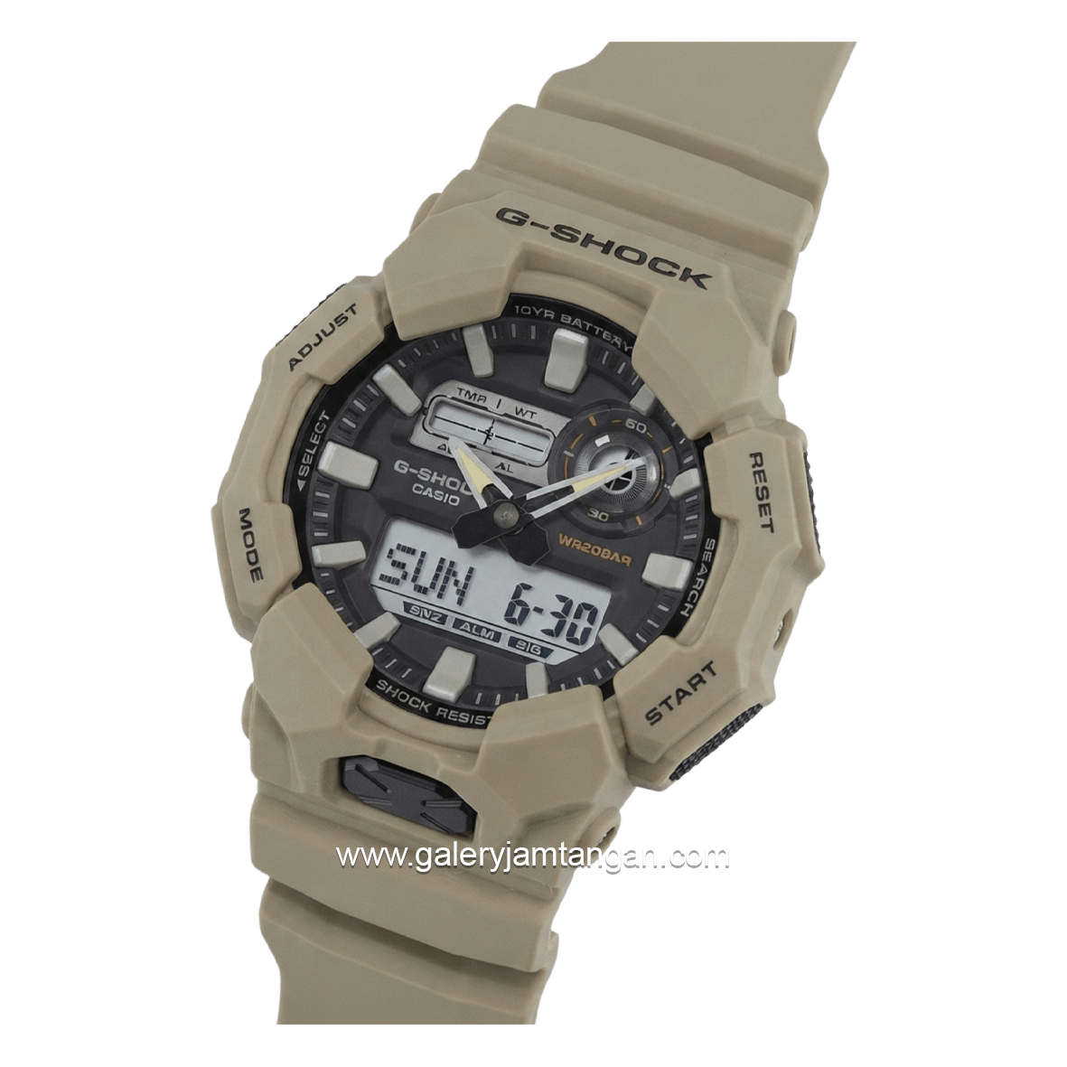 G-SHOCK GA-010-5ADR Dual Time Cream Resin Strap