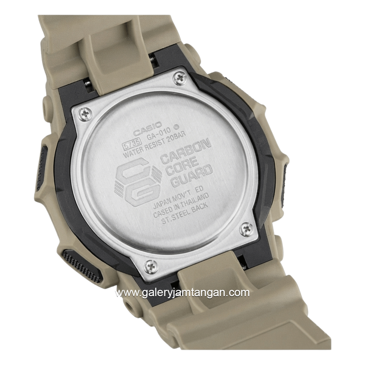 G-SHOCK GA-010-5ADR Dual Time Cream Resin Strap
