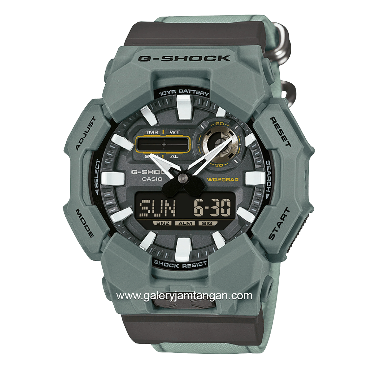 G-SHOCK GA-010CE-2ADR Analog Digital Blue Cordura Nylon Strap
