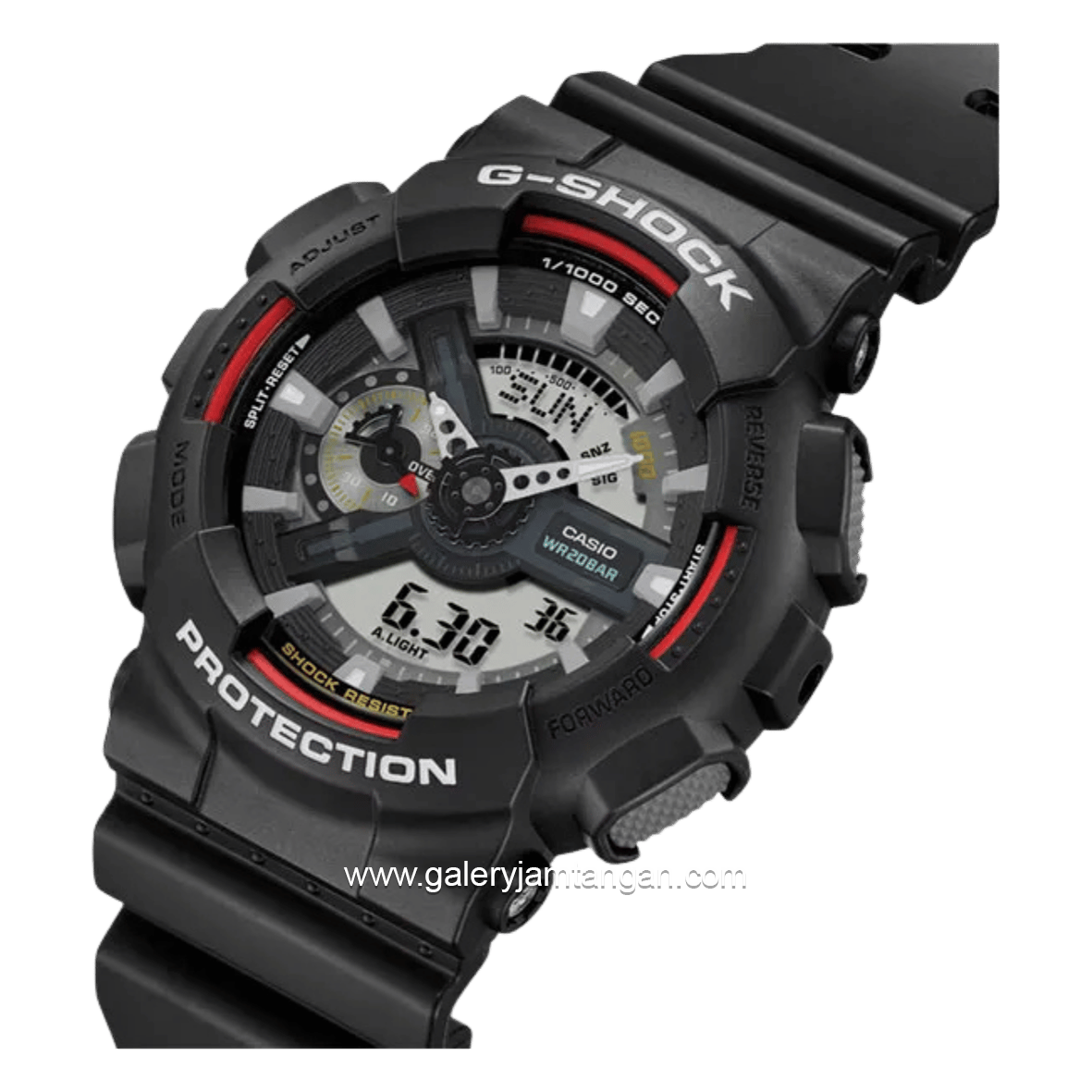 G-SHOCK ICONIC STYLES GA-110RL-1ADR Black Analog Digital Resin Strap