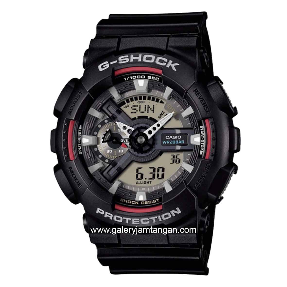 G-SHOCK ICONIC STYLES GA-110RL-1ADR Black Analog Digital Resin Strap