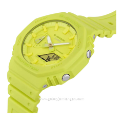 G-SHOCK GA-2100-9A9DR Green Rubber Strap