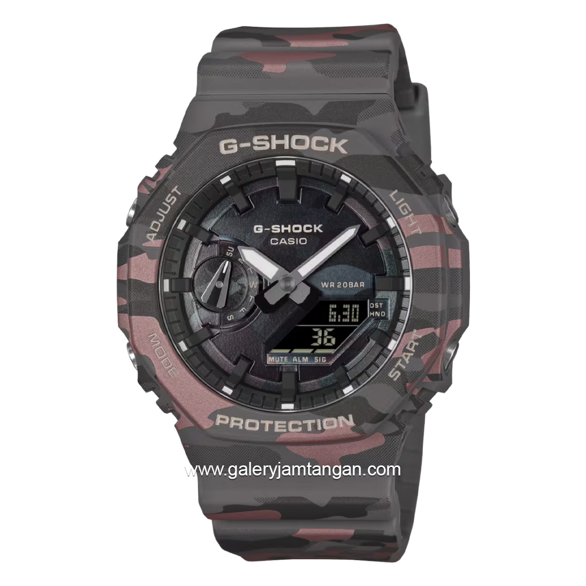 G-SHOCK GA-2100CMD-8ADR Analog Digital Camouflage Resin Strap