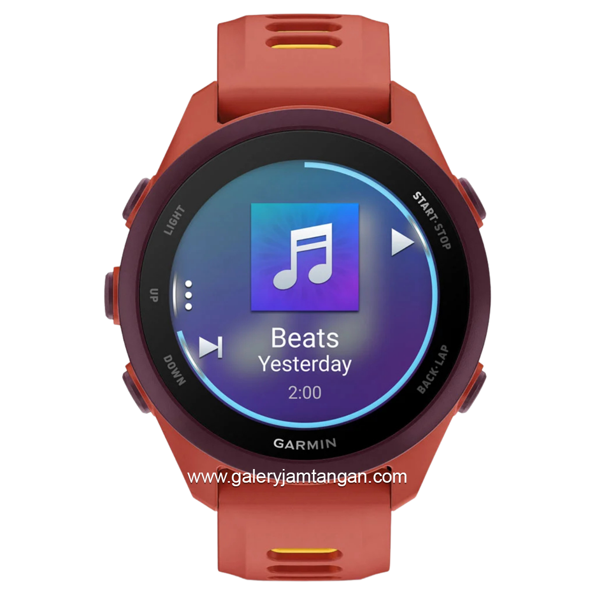 GARMIN FORERUNNER 170 MUSIC RED PINK MANGO Smartwatch Silicone Strap