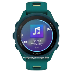 GARMIN FORERUNNER 170 MUSIC TEAL GREEN CITRON Smartwatch Silicone Strap