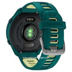 GARMIN FORERUNNER 170 MUSIC TEAL GREEN CITRON Smartwatch Silicone Strap