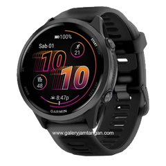 GARMIN FORERUNNER 570 47 MM Black Silicone Strap