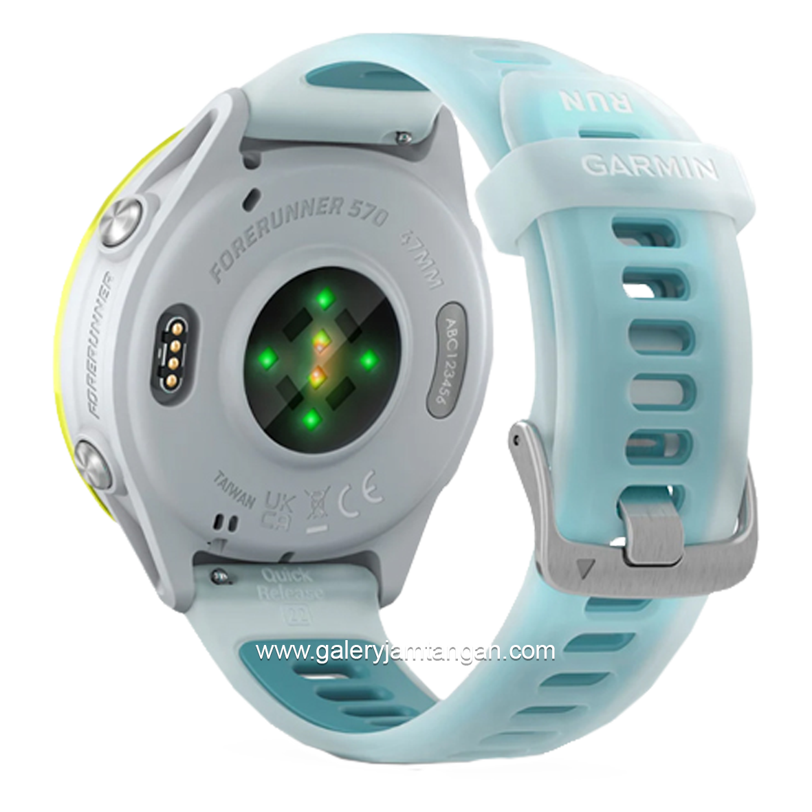 GARMIN FORERUNNER 570 47 MM Yellow Silicone Strap