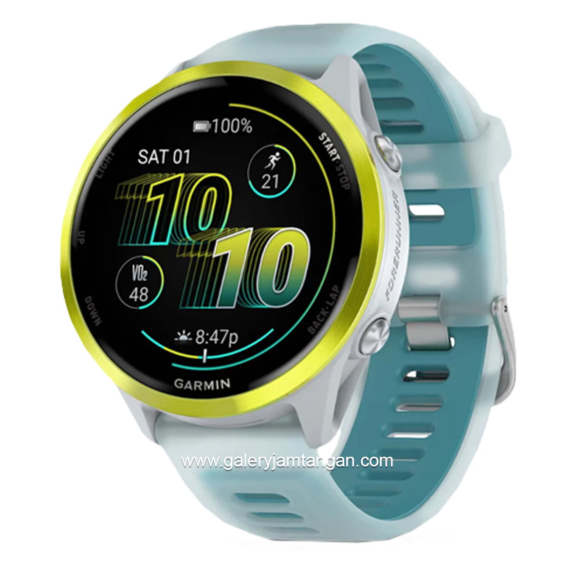GARMIN FORERUNNER 570 47 MM Yellow Silicone Strap