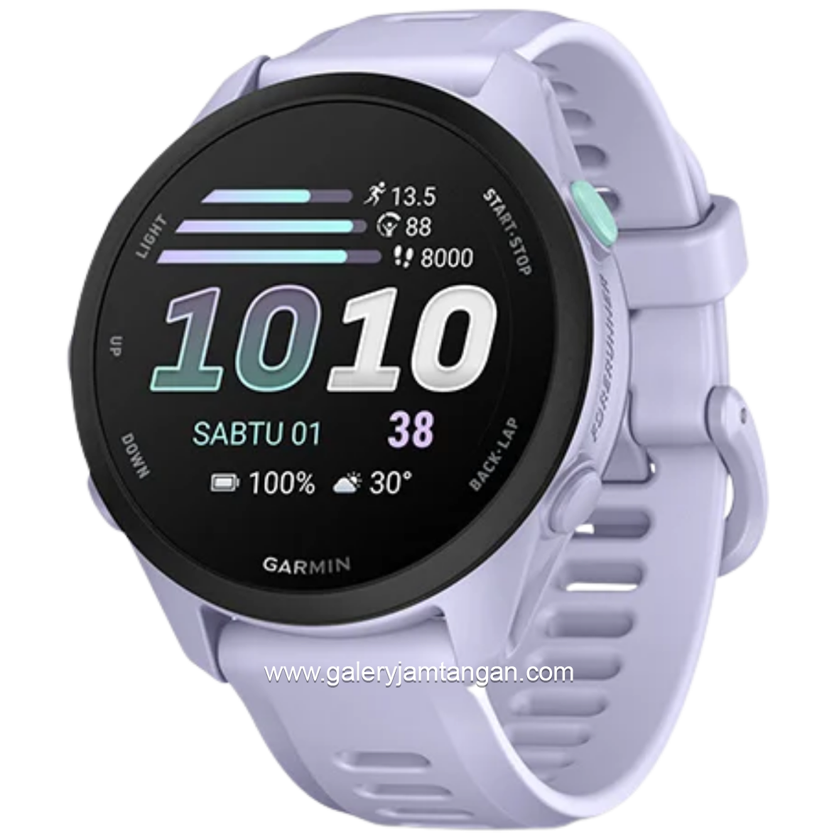 GARMIN FORERUNNER F70 Cool Lavender Smartwatch Silicone Strap