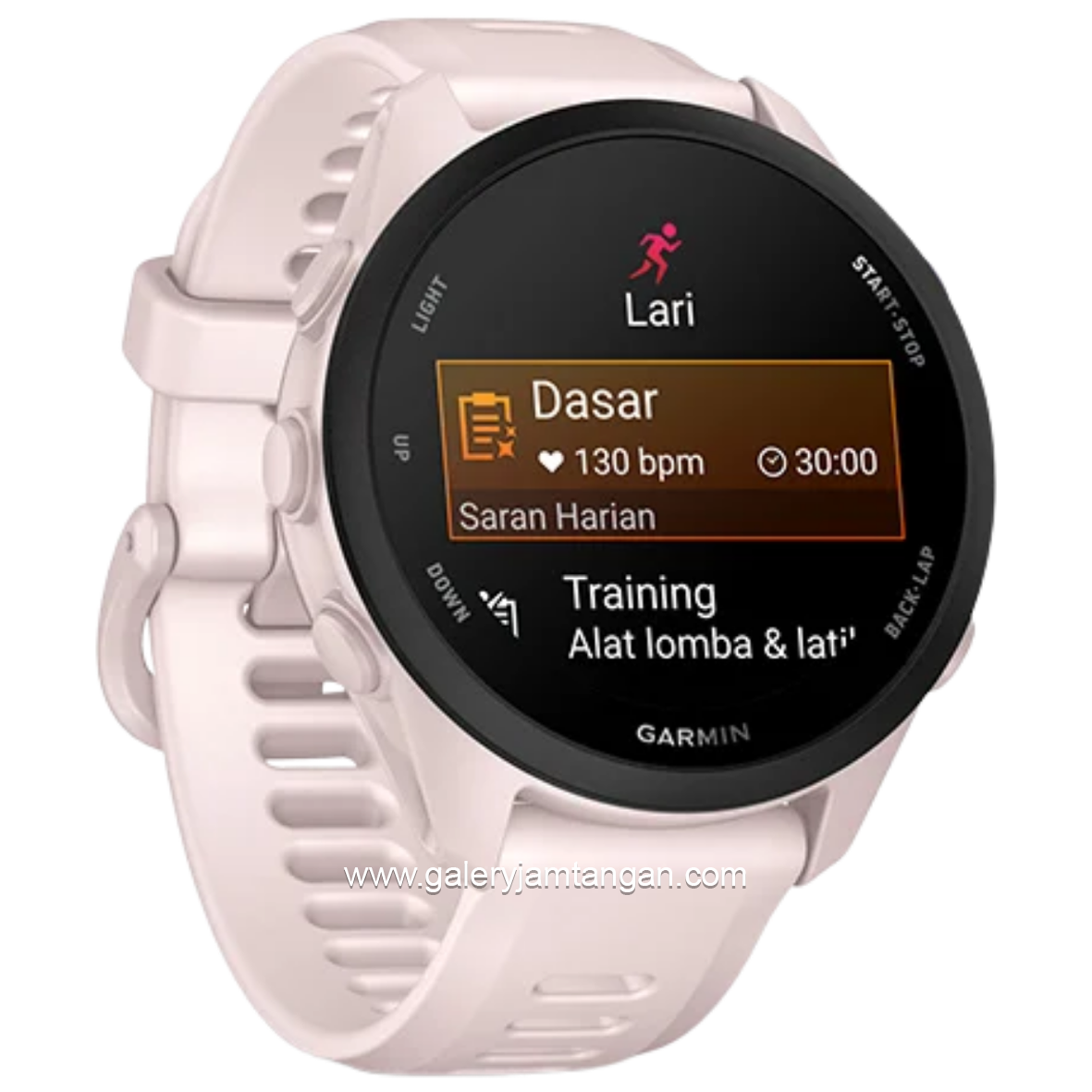 GARMIN FORERUNNER F70 Soft Pink Smartwatch Silicone Strap