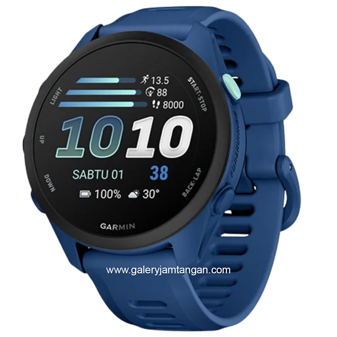 GARMIN FORERUNNER F70 Tidal Blue Smartwatch Silicone Strap