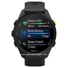 GARMIN FORERUNNER F70 Black Smartwatch Silicone Strap