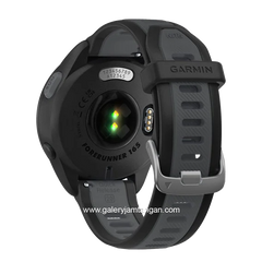 GARMIN FORERUNNER 165 BLACK SLATE Smartwatch Silicone Strap