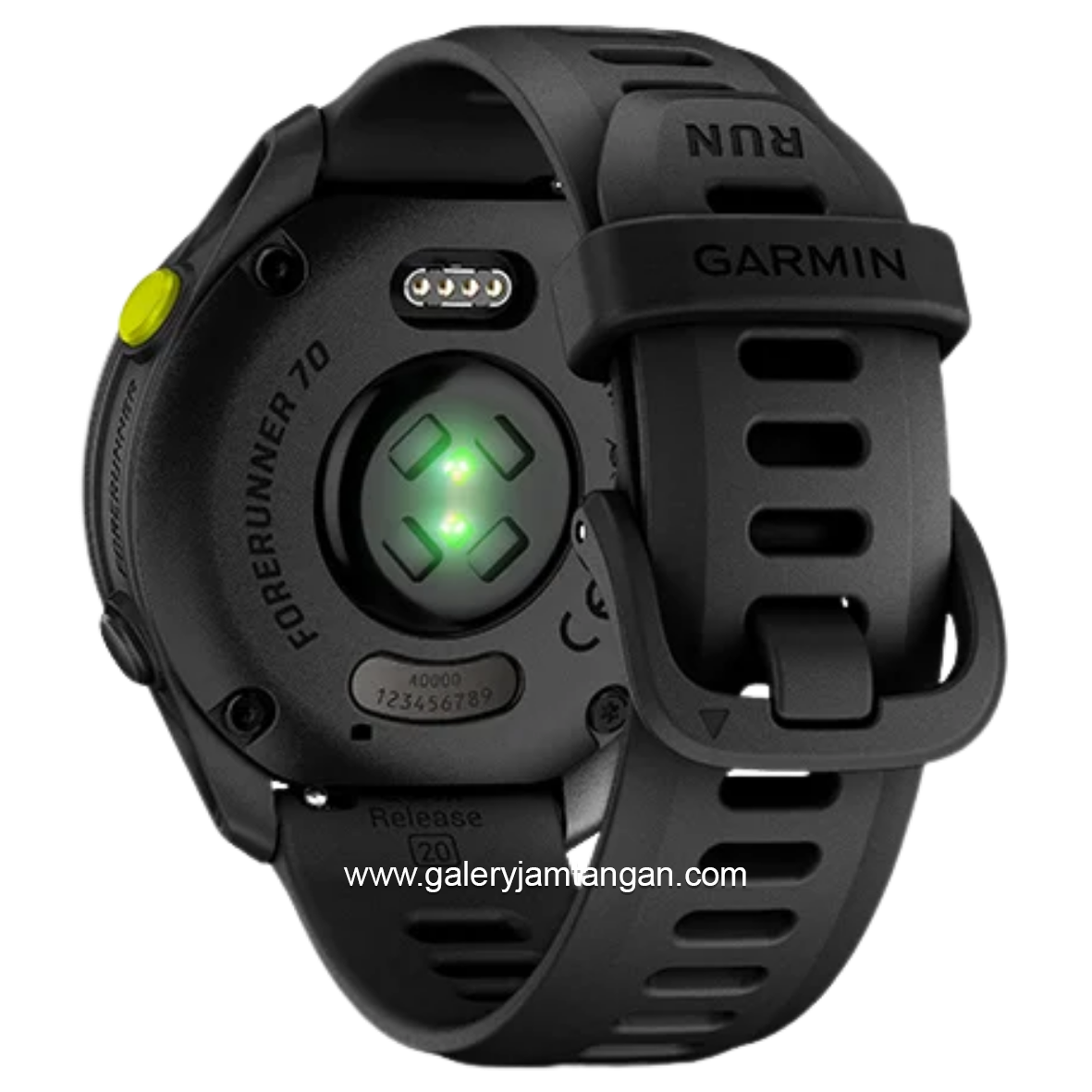 GARMIN FORERUNNER F70 Black Smartwatch Silicone Strap
