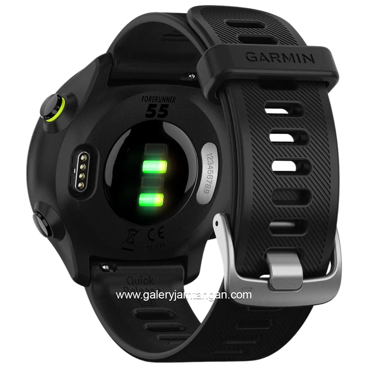 GARMIN FORERUNNER 55 GPS BLACK Smartwatch Silicone Strap