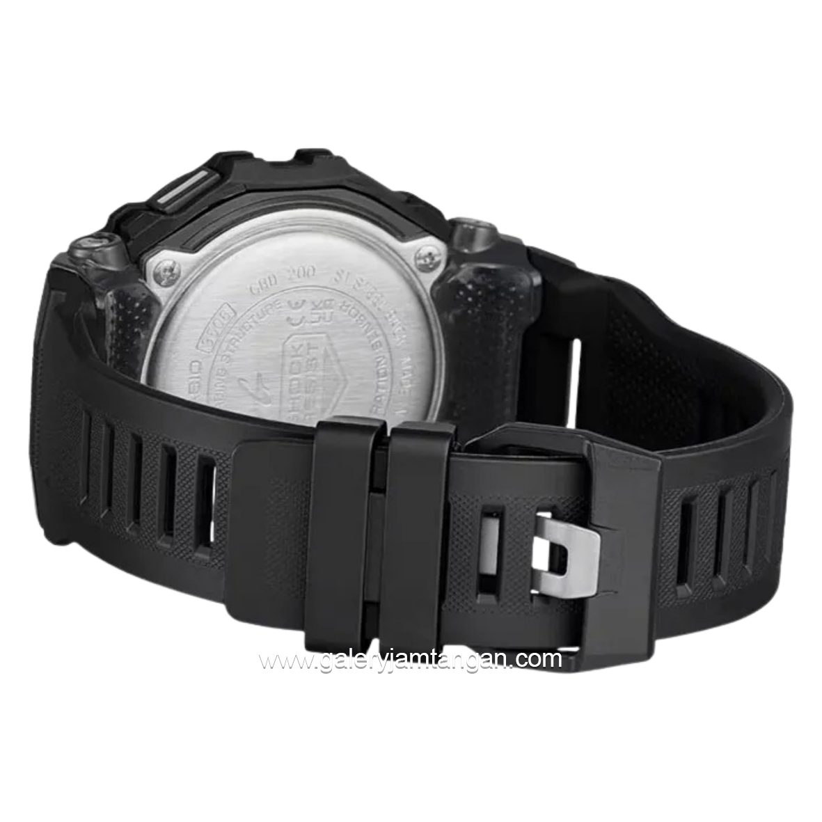 G-SHOCK GBD-200-1A1DR Black Digital Rubber Strap