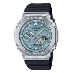 G-SHOCK GBM-2100A-1A2DR Solar Black Dial Blue Analog Digital Resin Strap