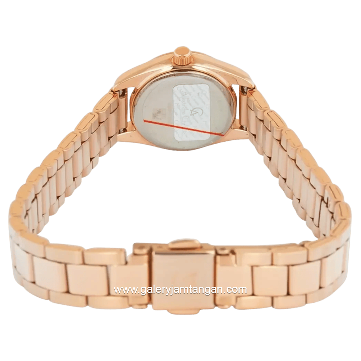 Alexandre Christie Passion AC 2C18 LHFRGSL Silver Dial Rose Gold Stainless Steel Strap