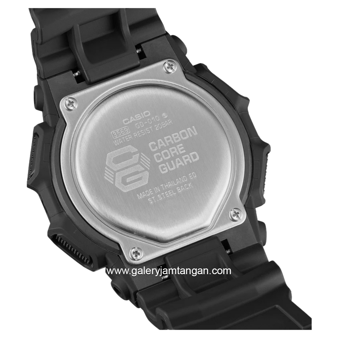 G-SHOCK GD-010-1A1DR Black Digital Resin Strap