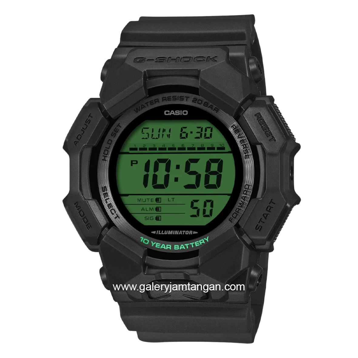 G-SHOCK GD-010BEG-1DR Black Resin Strap