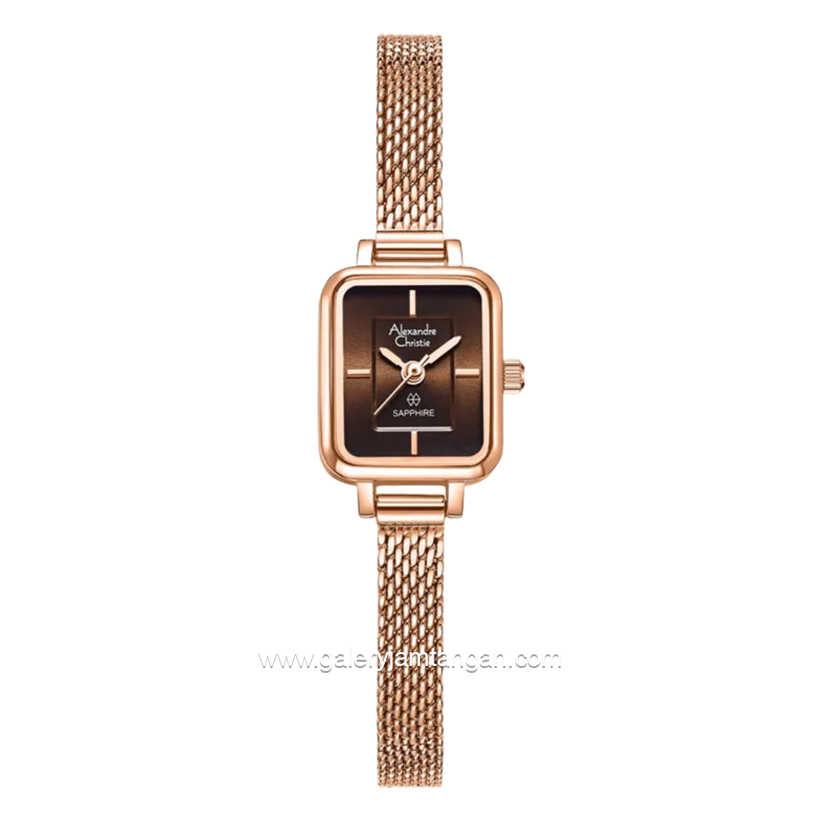 Alexandre Christie Passion AC 2B38 LH Ladies Mesh Stainless Steel Strap