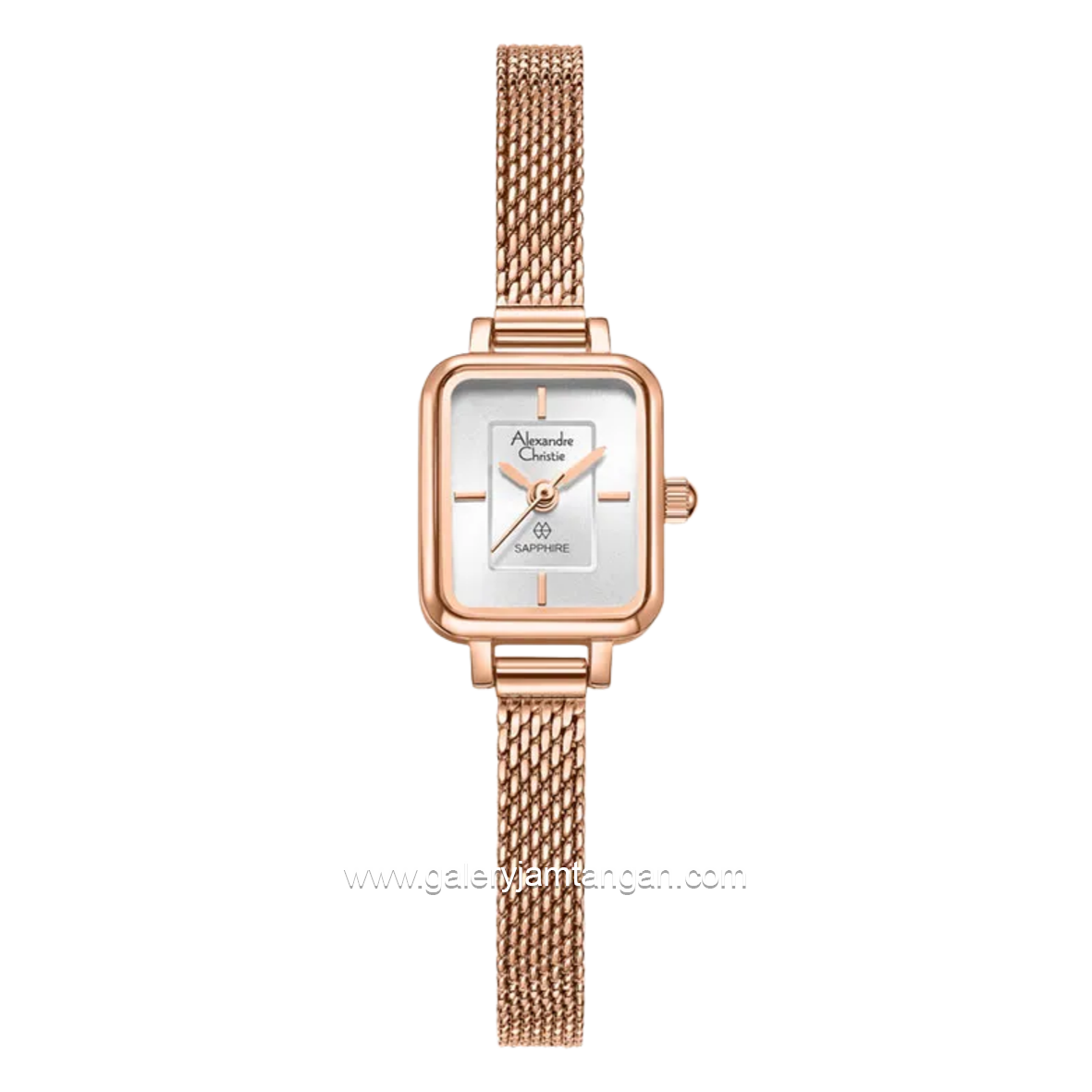 Alexandre Christie Passion AC 2B38 LH Ladies Mesh Stainless Steel Strap