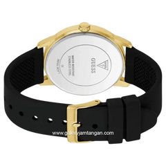 GUESS CHANDLER GW0973G2 Men Black Dial Black Silicone Strap