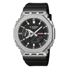 G-SHOCK GM-2100M-1ADR Black Silver Analog Digital Resin Strap