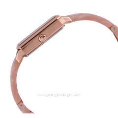 Alexandre Christie Passion AC 2B75 LD BRGPN Rose Gold Dial Pink Acetate Strap