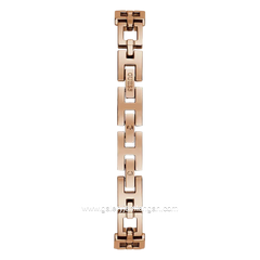 GUESS LADY G GW0549L3 Rosegold Dial White Sunray Stainless Steel Strap