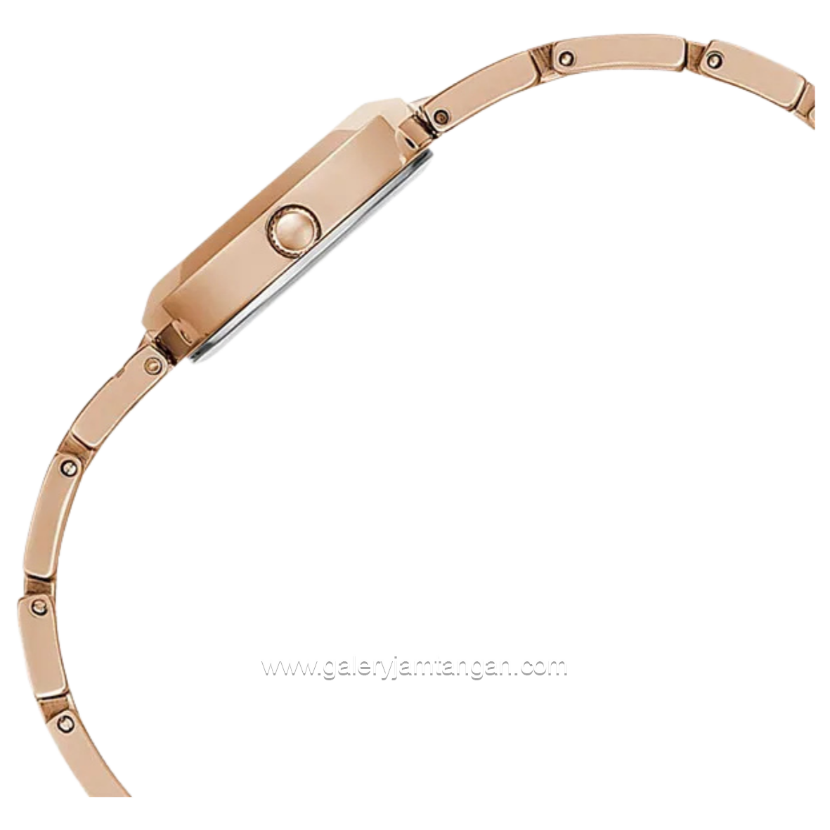 GUESS LADY G GW0549L3 Rosegold Dial White Sunray Stainless Steel Strap