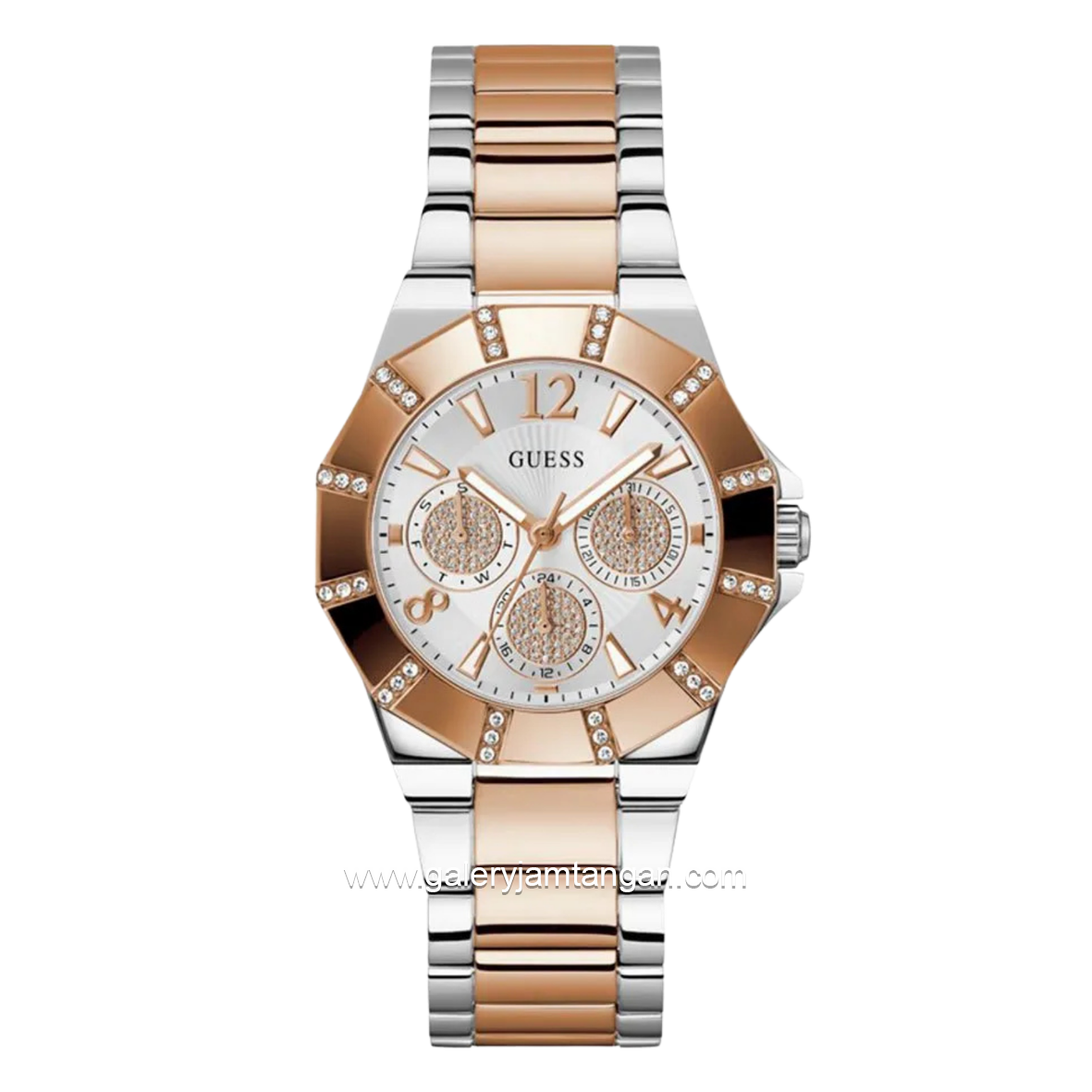 GUESS SUNRAY GW0616L3 Dual Tone Stainless Steel Strap