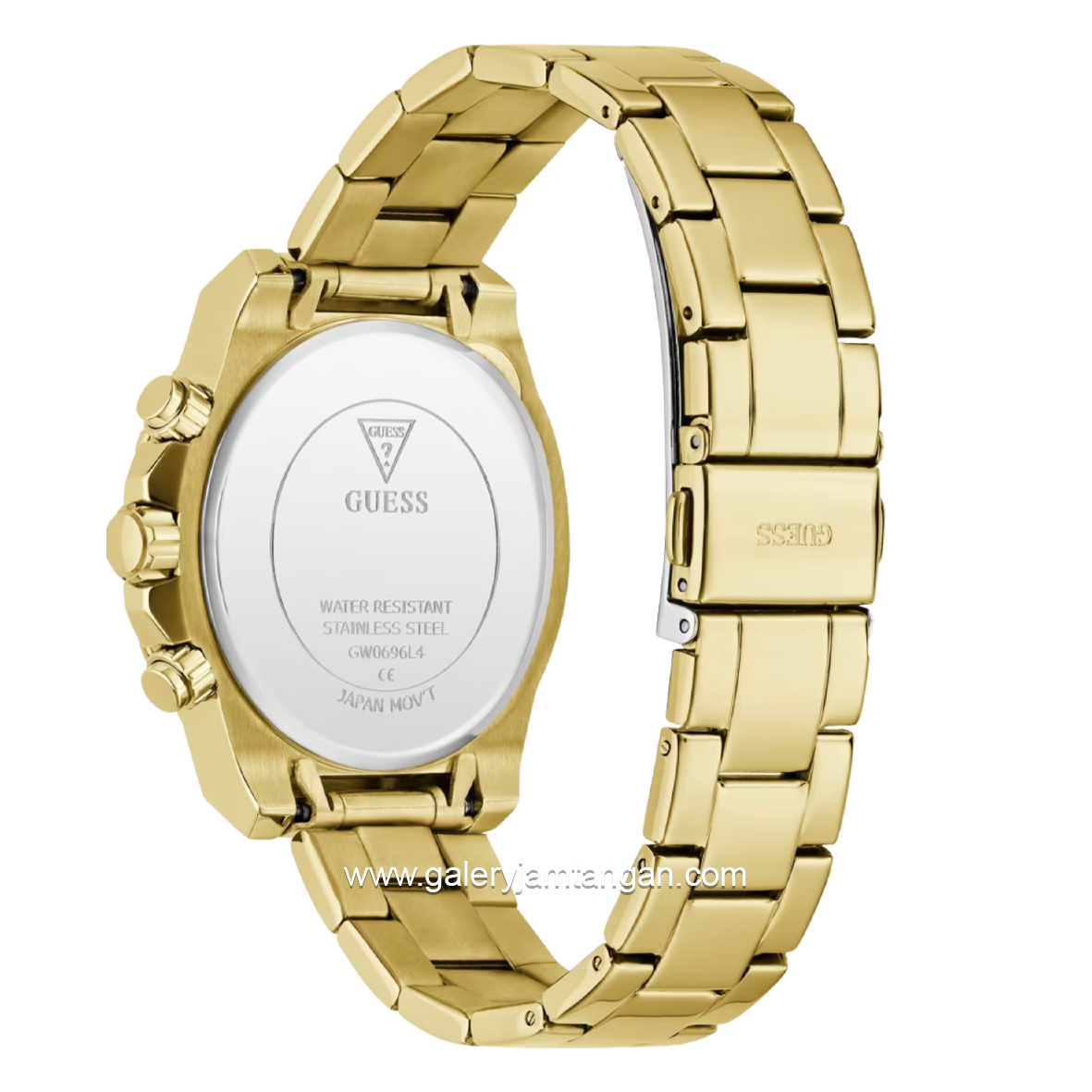 GUESS PHOEBE GW0696L4 Full Gold Stainless Steel Strap