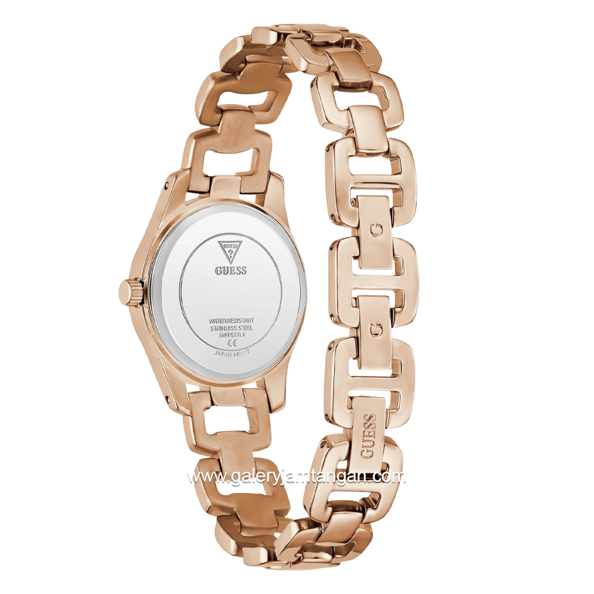 GUESS VEDDA GW0927L4 Full Rosegold Stainless Steel Strap