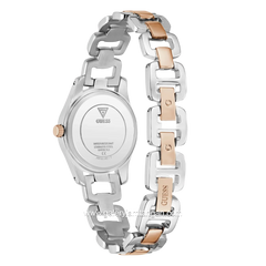GUESS VEDDA GW0927L5 Dual Tone Dial White Sunray Stainless Steel Strap