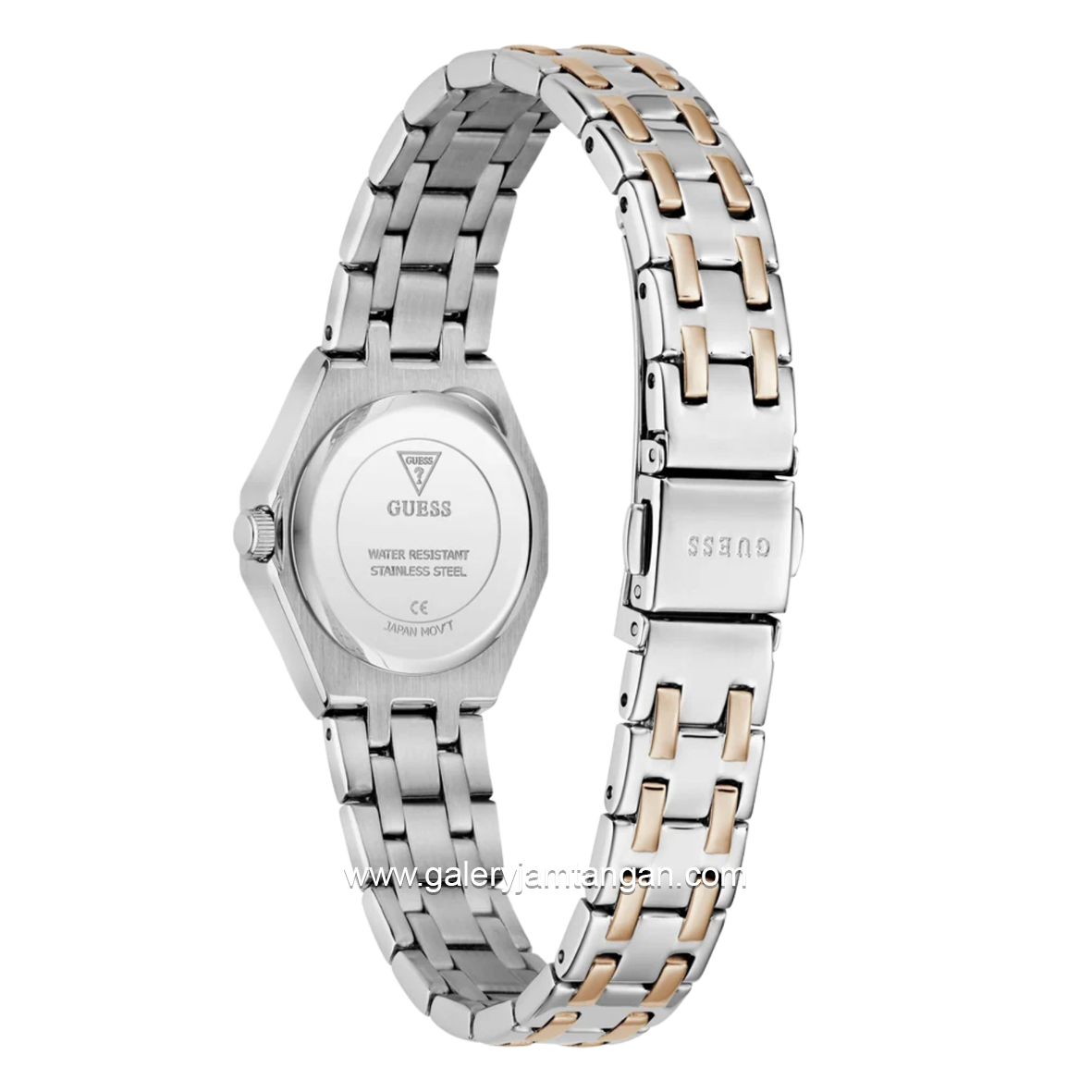 GUESS PIXIE GW0931L5 Silver Combi Rosegold Stainless Steel Strap