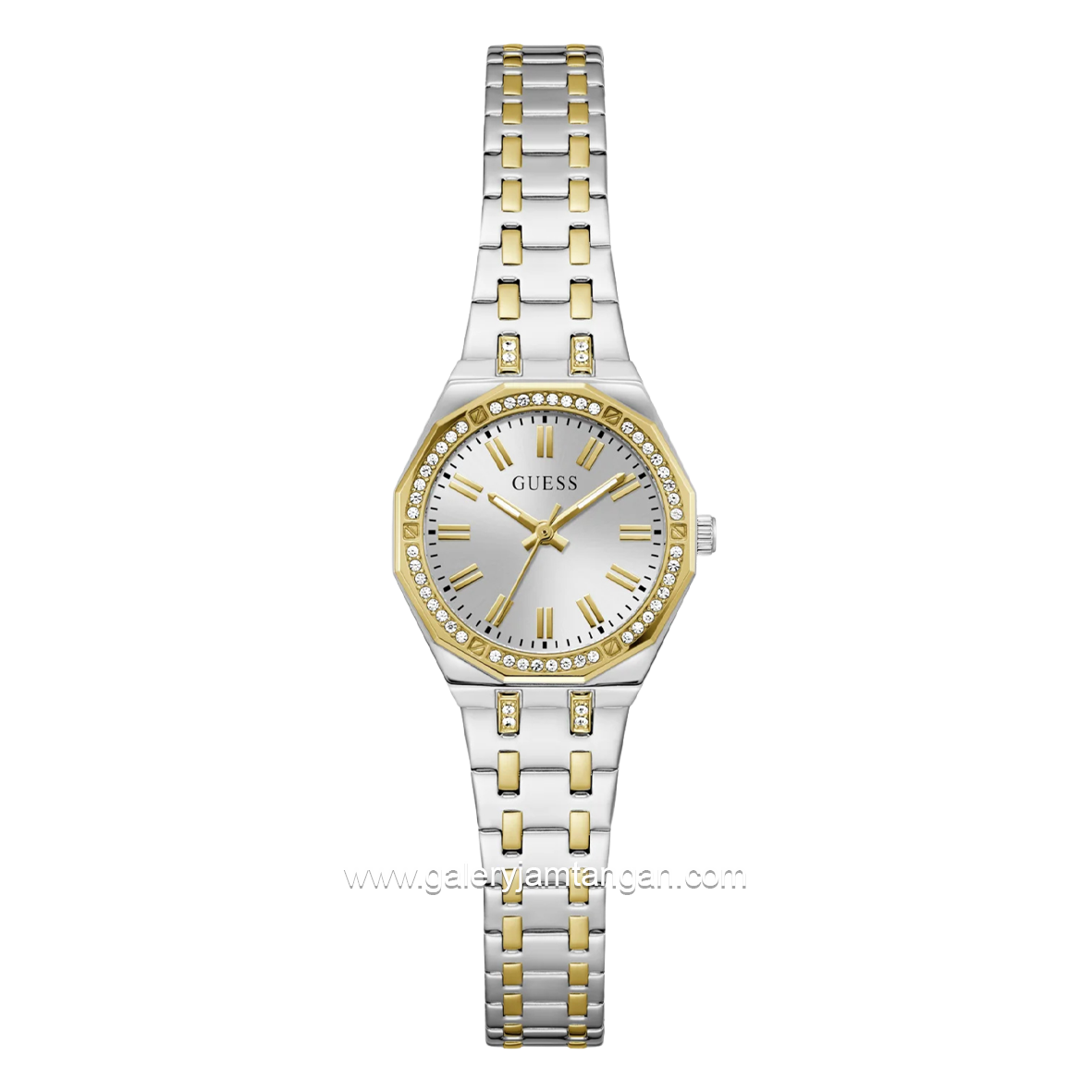 GUESS PIXIE GW0931L3 Silver Combi Gold Stainless Steel Strap